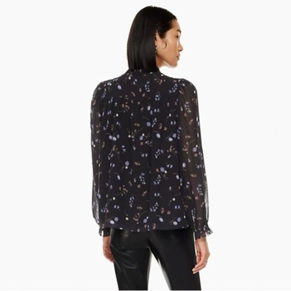 Wilfred Alexis Blouse in spring medley black - size 2XS - Picture 3 of 12